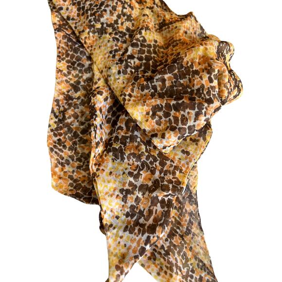 Python Snake Print Chiffon Scarf - Picture 5 of 5